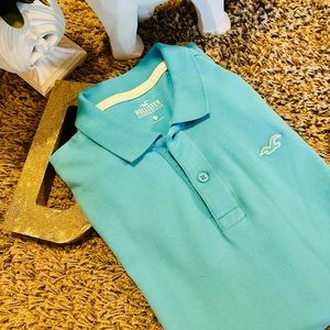 Blue basic Polo.